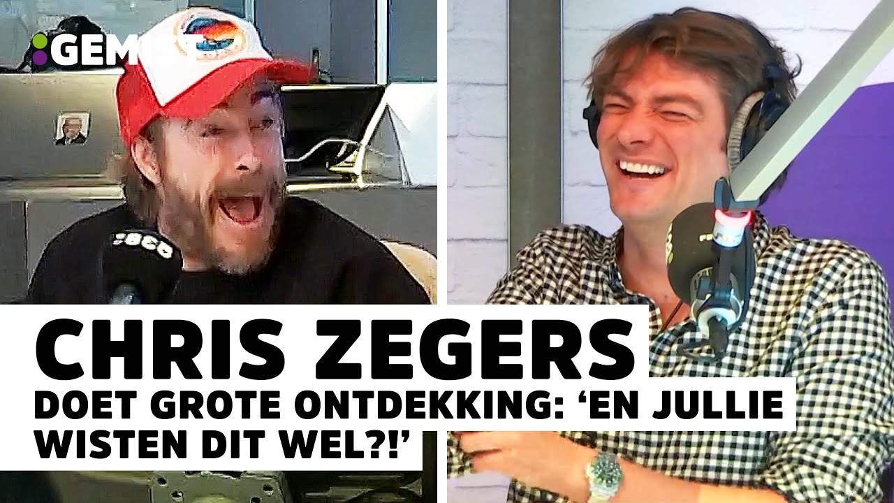 Lol! Chris Zegers komt er nu pas achter dat Frank Dane geen 'Dane' heet | 538 Gemist