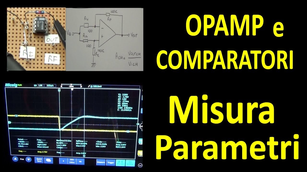 0347: Opamp e Comparatori Misura parametri e definizioni