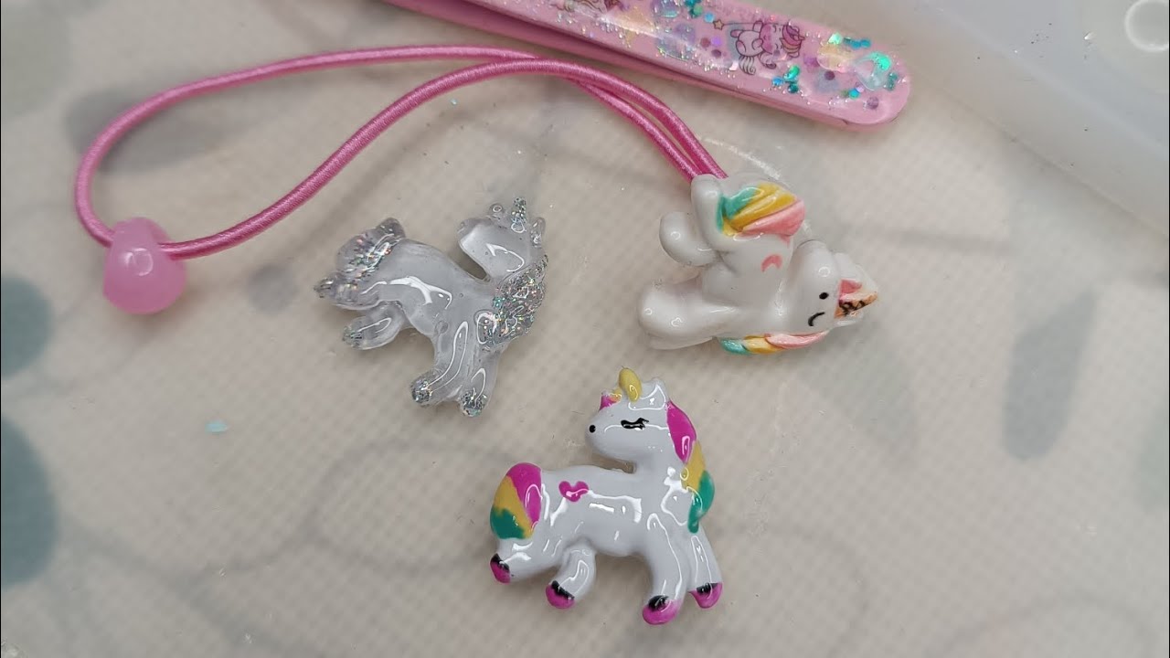 #resinauv #tutorial - realizzo unicorno e stampo con gomma siliconica #iscriviti #grazie #kawaii