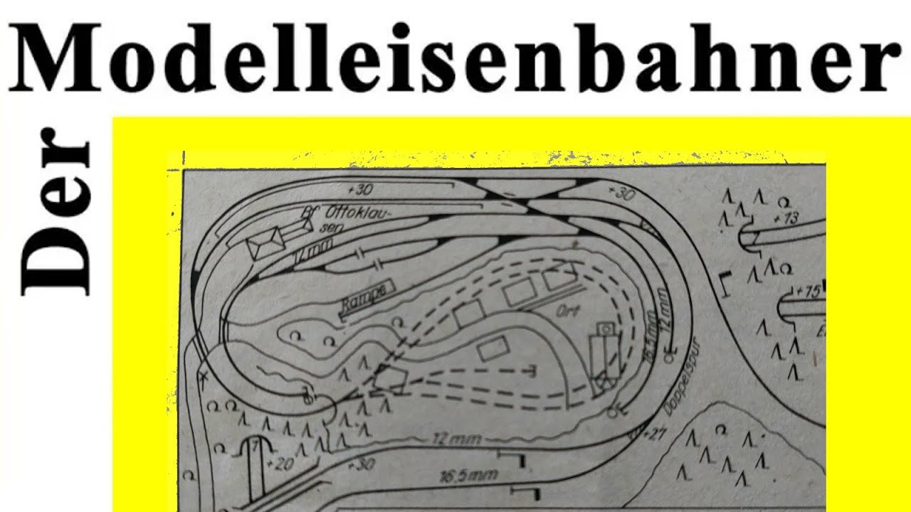 Gleisplan der Gemeinschaftsanlage Crottendorf  -  Der Modelleisenbahner 10/1974