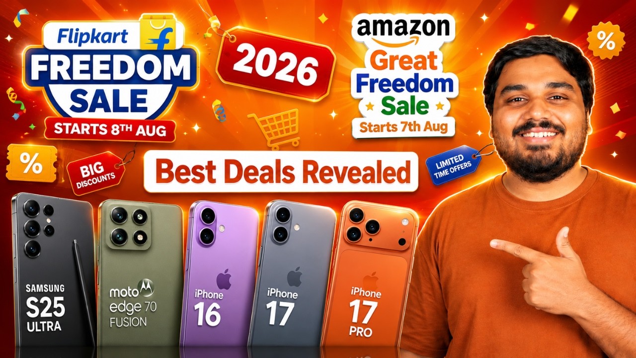 Flipkart & Amazon Sale Offers - Flipkart Freedom Sale 2026 - Amazon Great Freedom Sale 2026