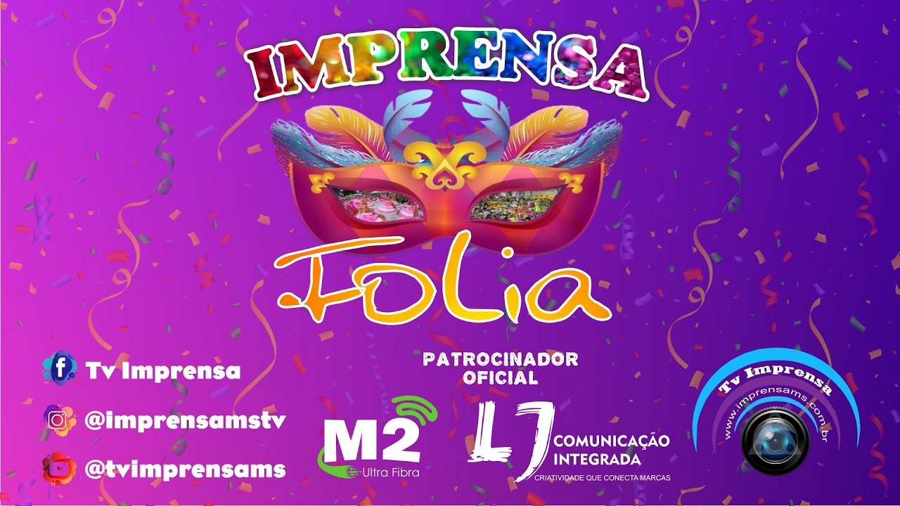 IMPRENSA FOLIA 2026 🎉 | com Todas as Notícias do Carnaval de Corumbá e Região!