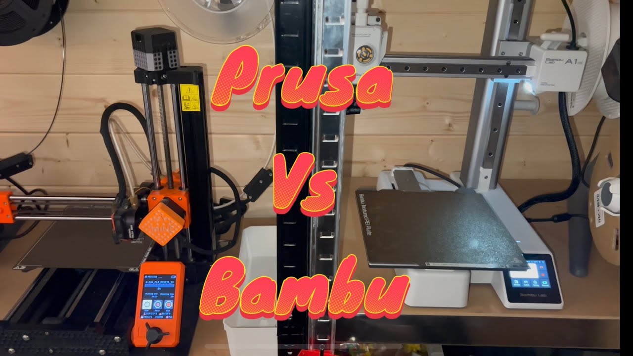 @Prusa3D Mini + Vs @BambuLab A1 Mini - fighting it out at LP3dP.com