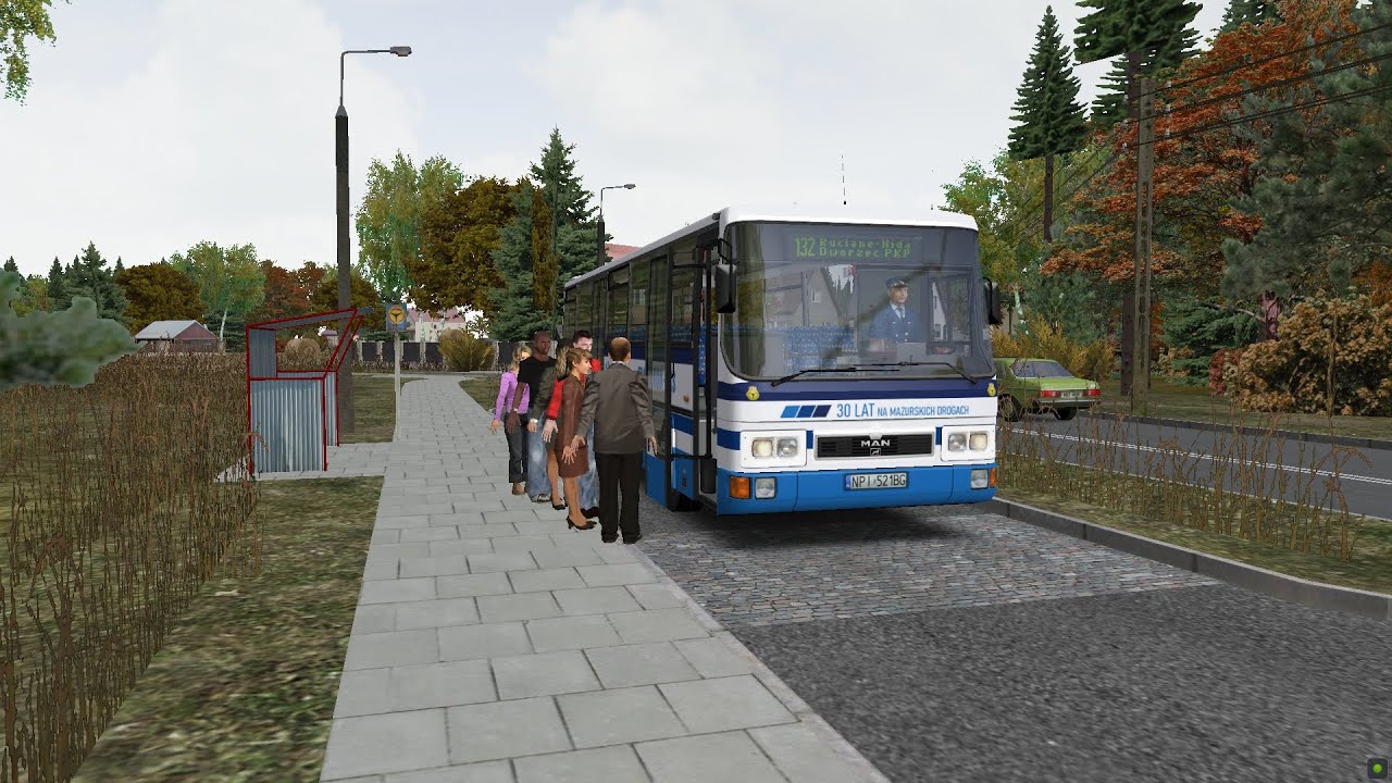 OMSI 2 🗺 Fikcyjne Mazury 0.9 Beta 🚍 MAN ÜL 312 Facelift