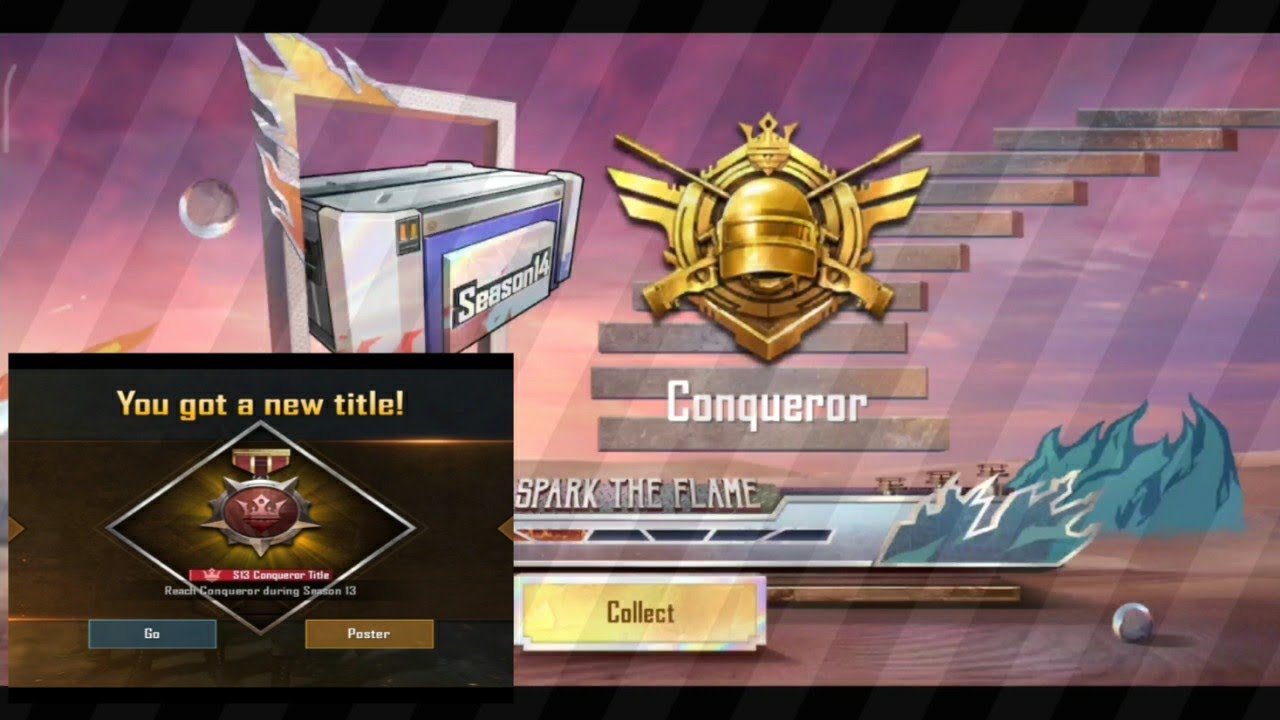 COLLECTING SEASON 14 CONQUEROR REWARDS|| PUBG MOBILE