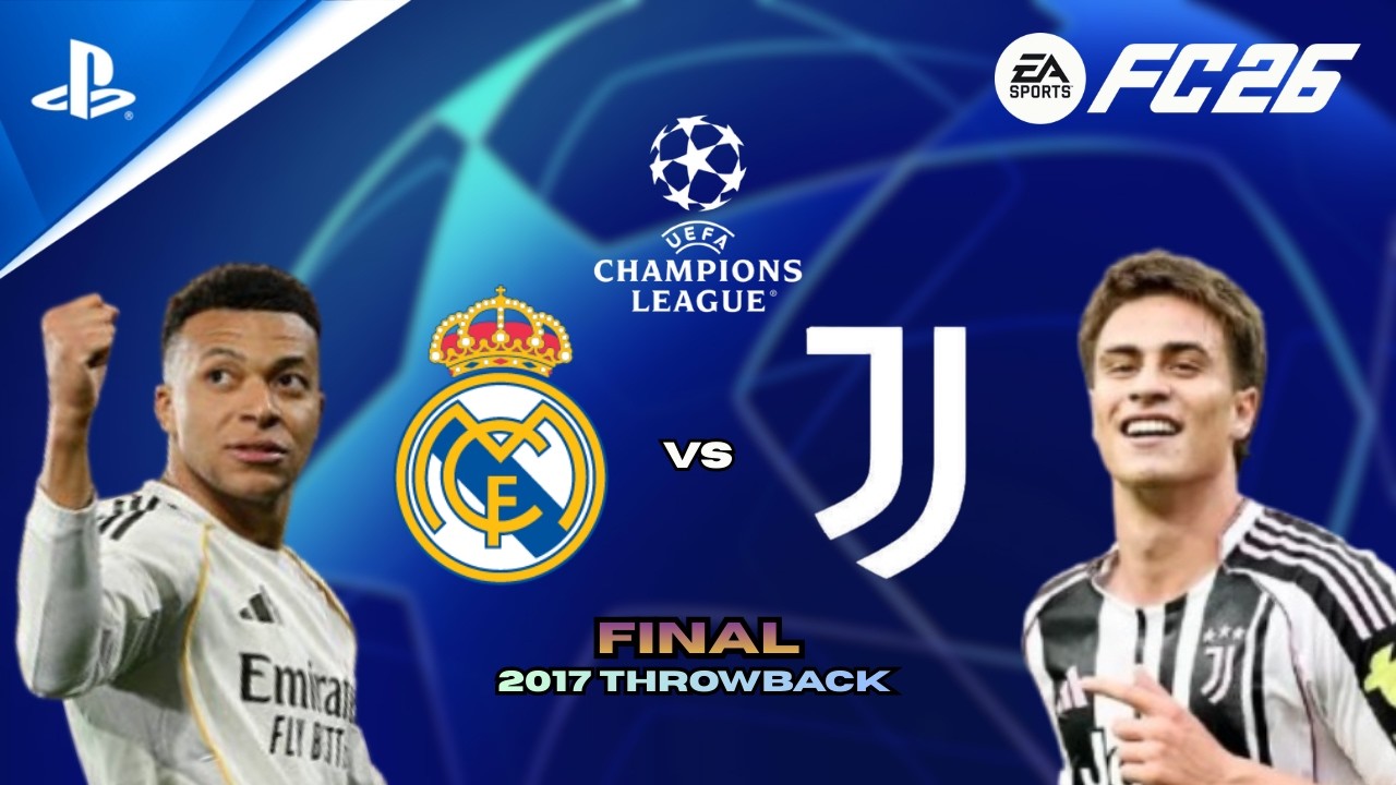 FC 26 - Real Madrid vs Juventus | Champions League Final | Throwback Matchup | PS5™ Gameplay [4K60]