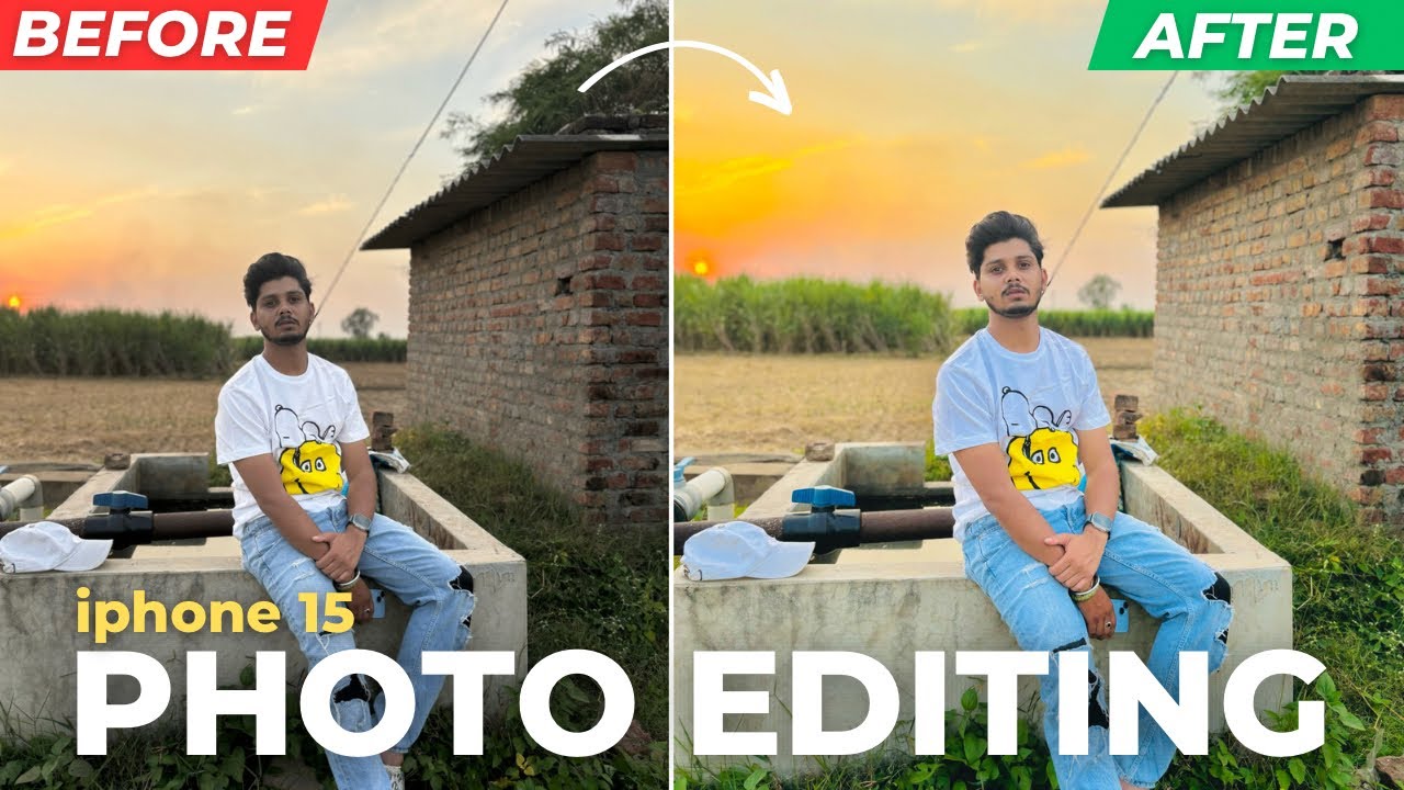 iPhone 15 photo editing | iPhone 15 portrait photo editing | devhr71