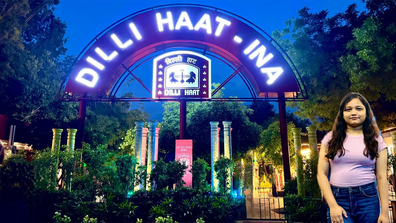 The Most Unique Marketplace in India | Dilli Haat INA