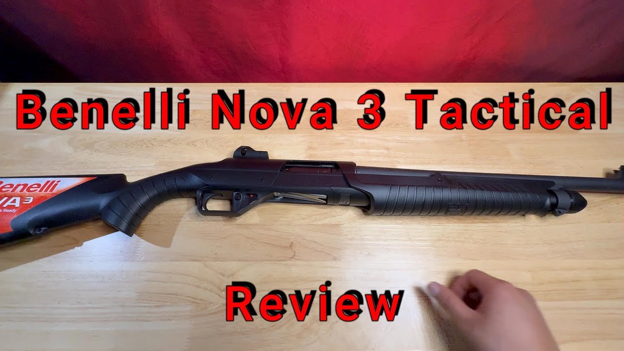Benelli Nova 3 Tactical - Review/Range (One of the most reliable Pump Action Shotguns)