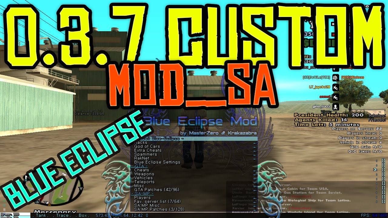 [SAMP] Blue Eclipse V3 ! - custom mod_sa (s0beit) for 0.3.7