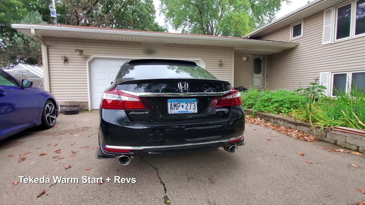 2017 Accord Sport with Takeda Axle Back Exhaust