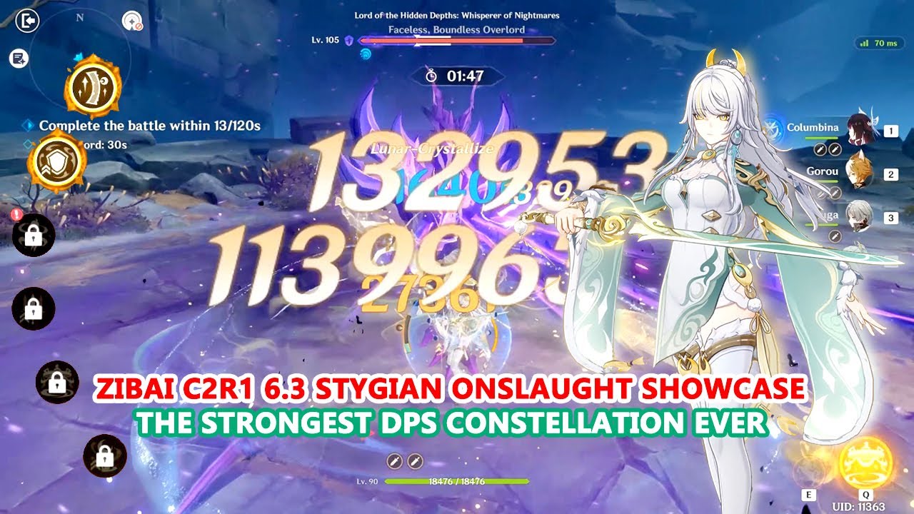 Zibai C2R1 6.3 Stygian Onslaught Showcase : The Strongest DPS Constellation Ever