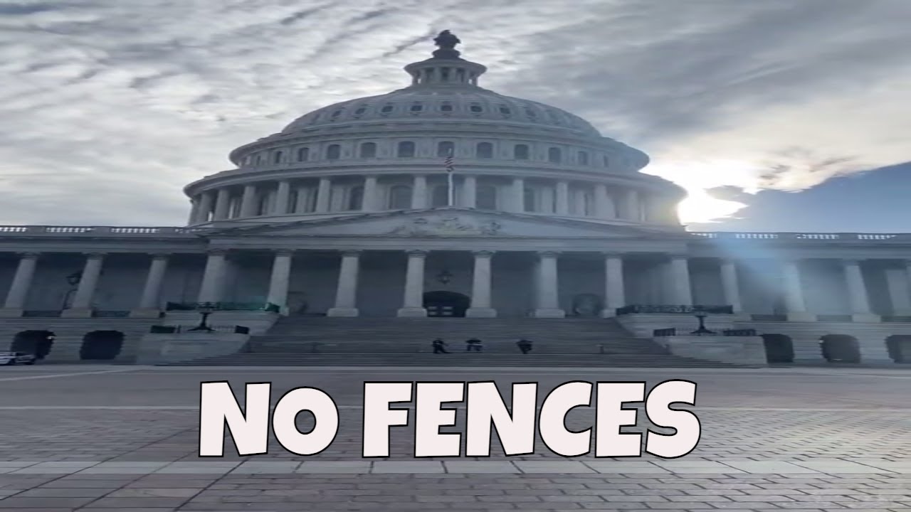 US Capitol with No Fences