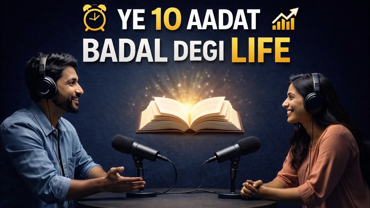 10 आदतें जो आपको सफल बनाएं। 10 daily habit audiobook hindi.