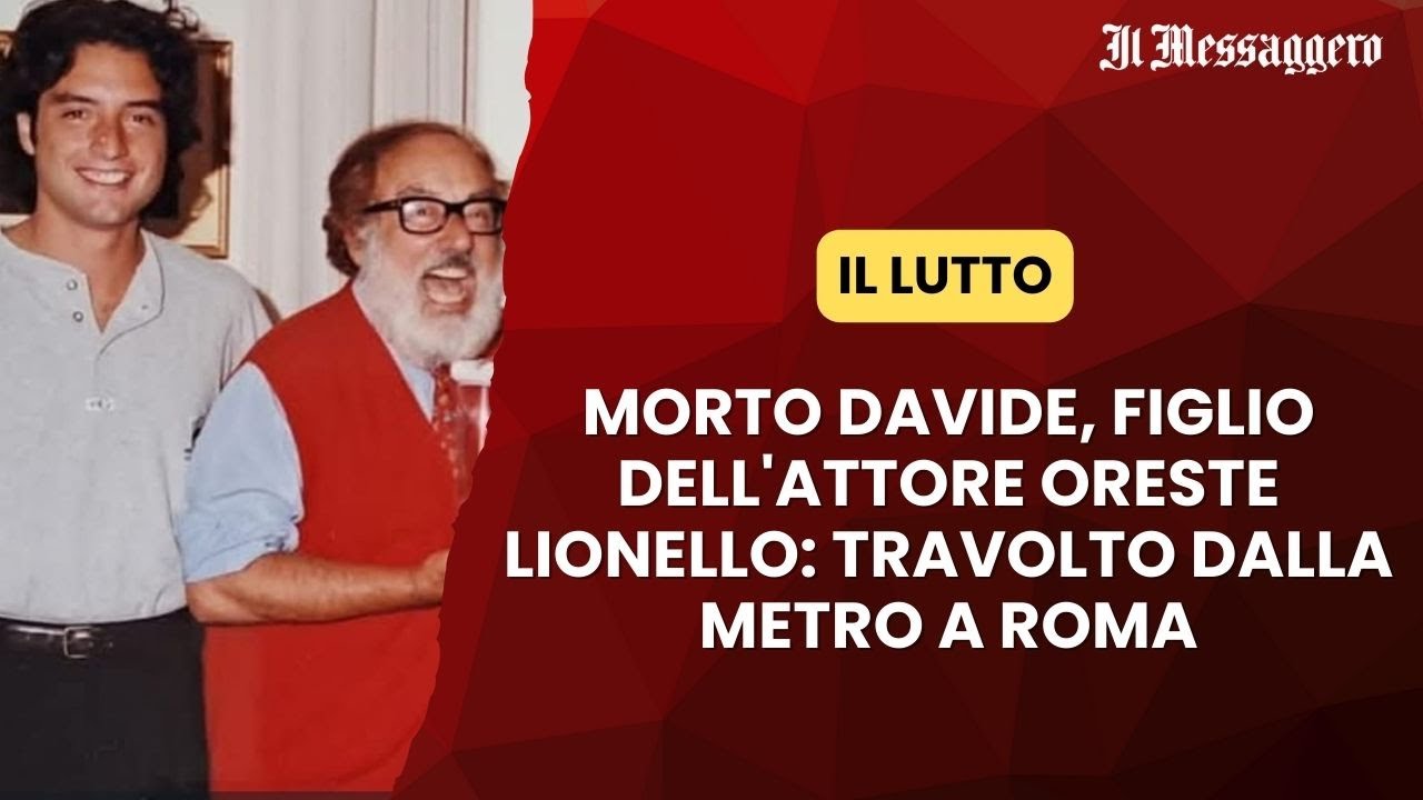 Oreste Lionello, morto il figlio David. La sorella: 