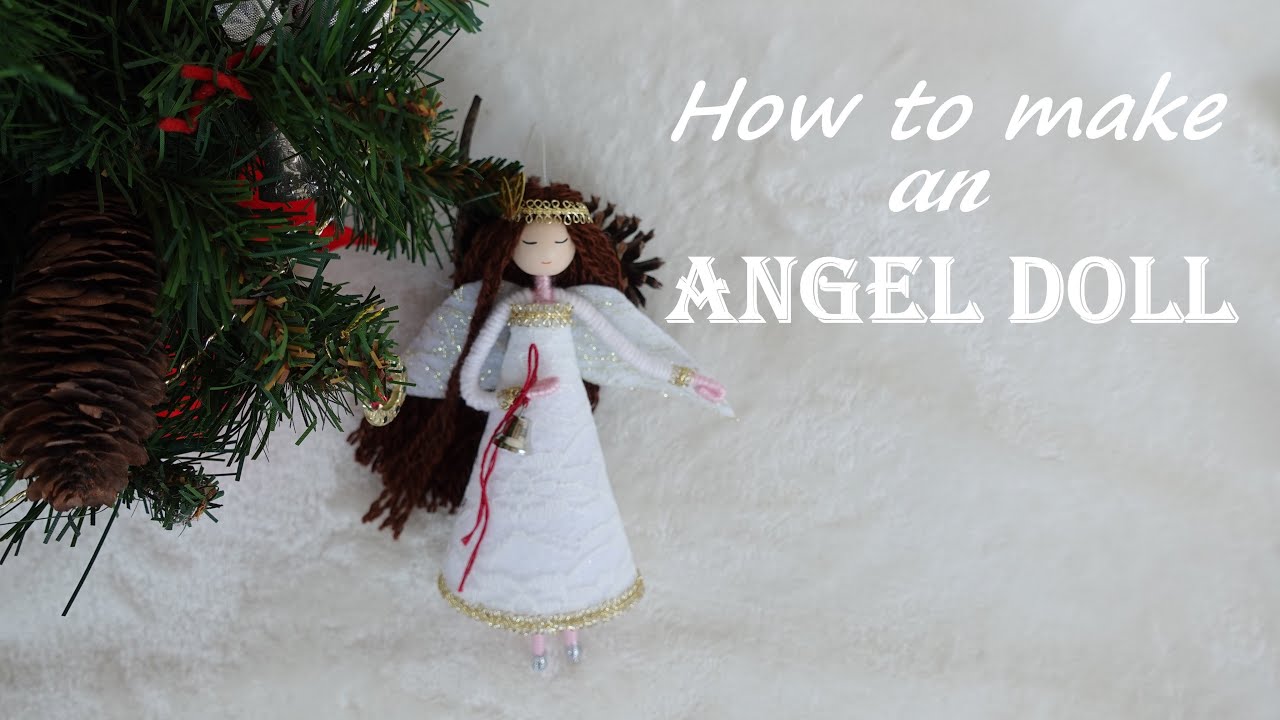 DIY | How To Make An Angel Doll | Búp Bê Thiên Thần 5 |  Huong Harmon