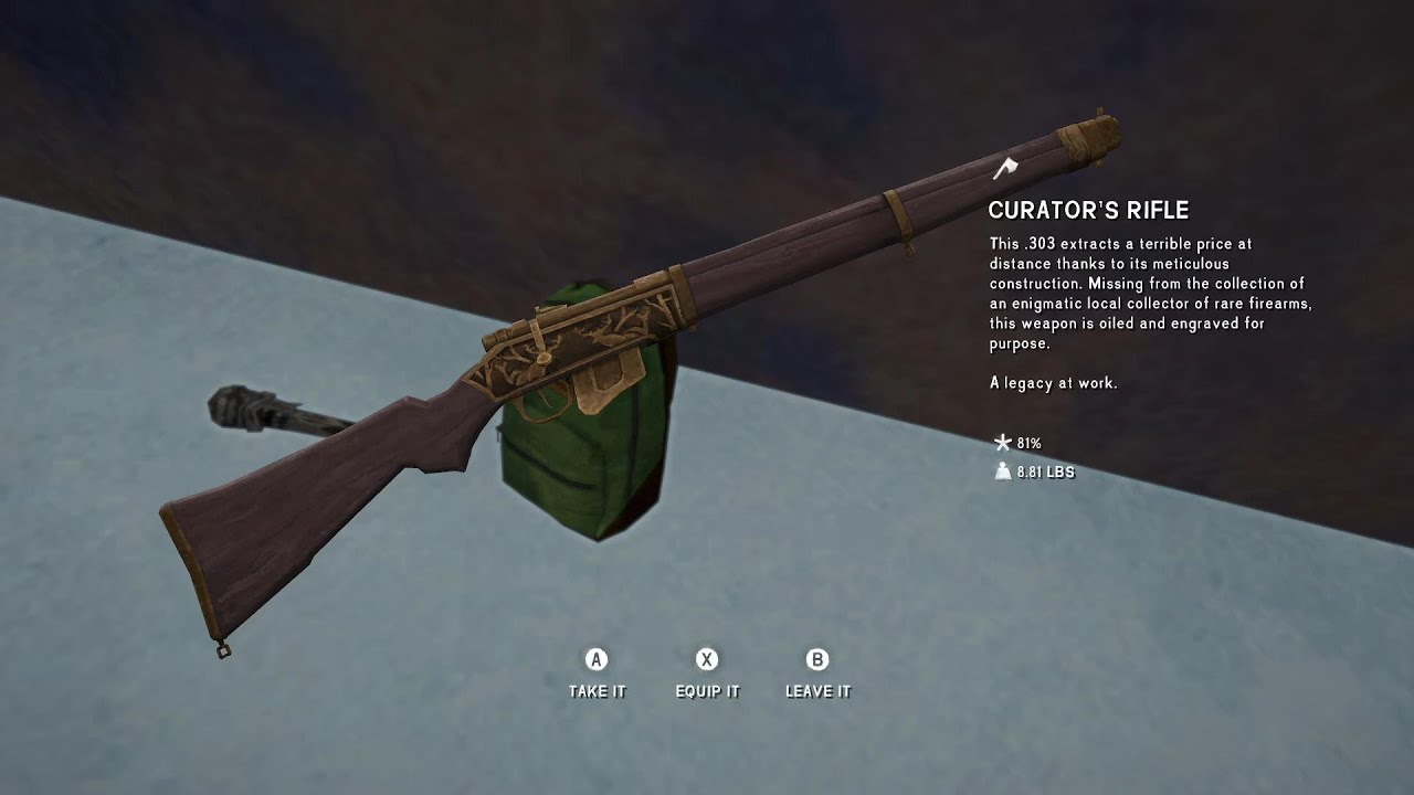 Curator's Rifle Location