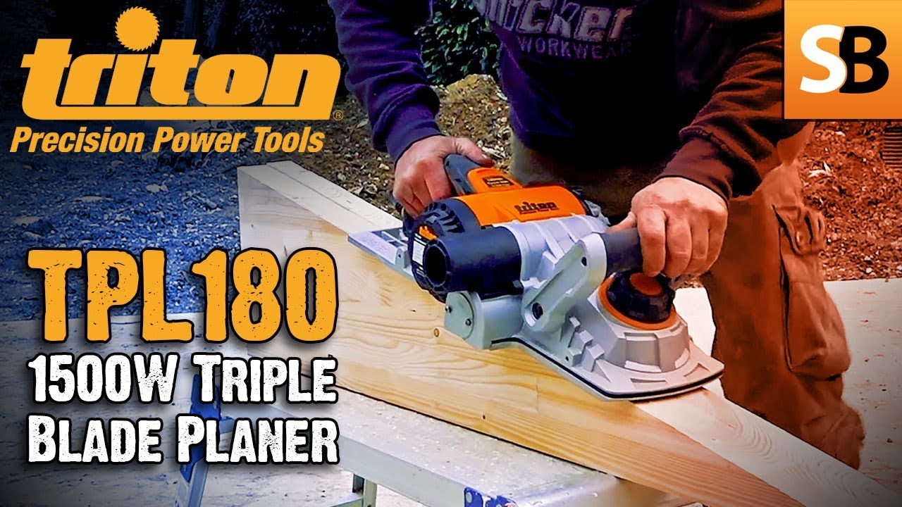 Triton TPL180 Triple Blade 1500w Power Planer