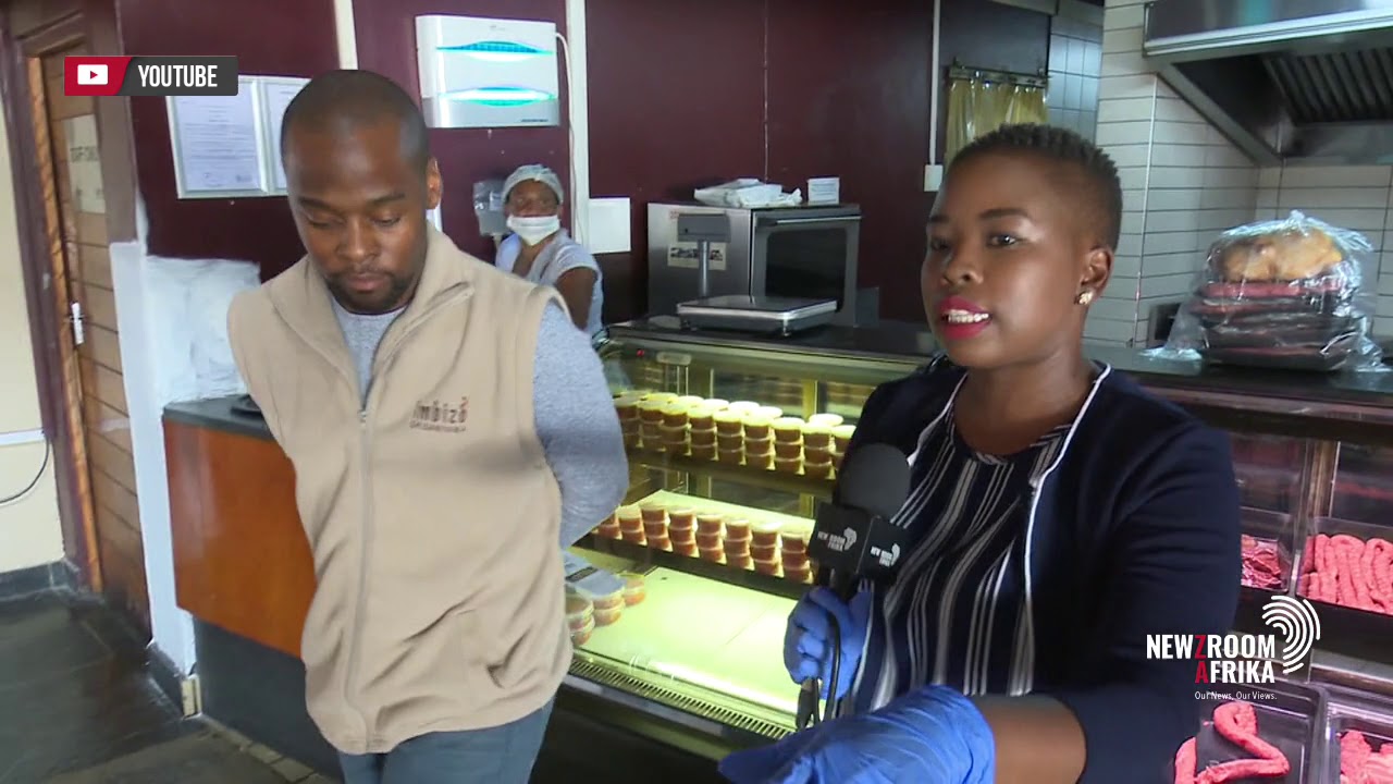 Busy corner in Tembisa is selling off stock bought in the wake of the countdown to lockdown