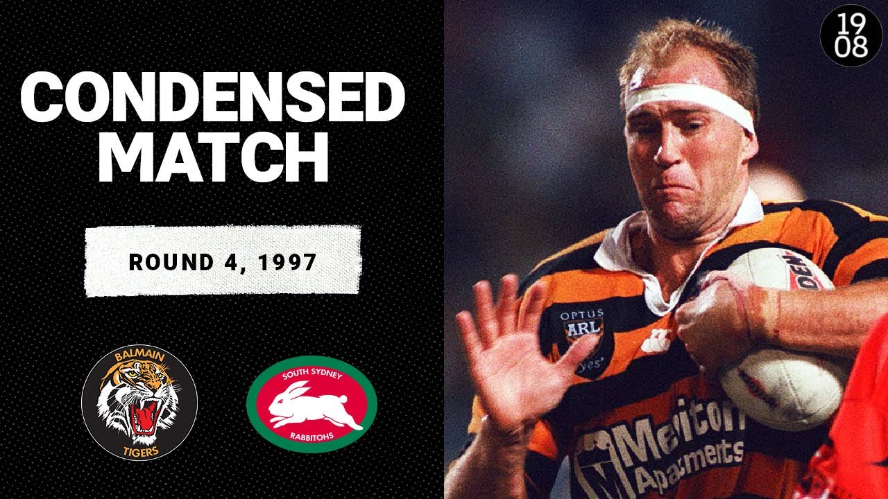 Balmain Tigers vs. South Sydney Rabbitohs | Round 4, 1997 | Condensed Match | NRL