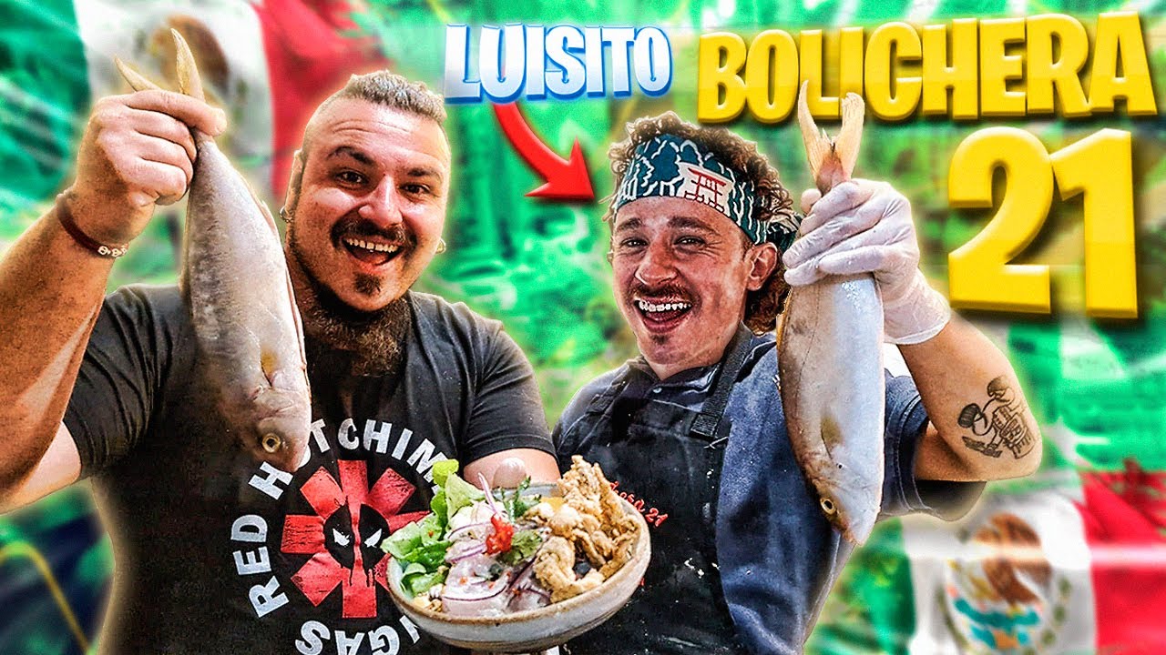 COMIENDO en el NUEVO RESTAURANTE de LUISITO COMUNICA PEDIMOS TODA LA CARTA DE CEVICHES🐟