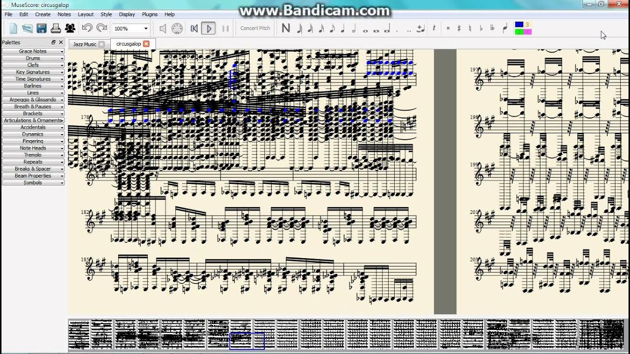 Circus Galop - Imported into MuseScore