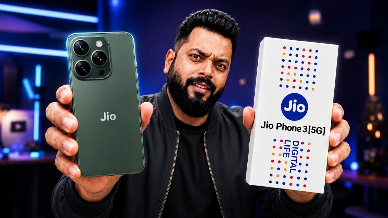 Jio Phone 3 5G Unboxing And Quick Review | Camera, Gaming, Battery & First Look