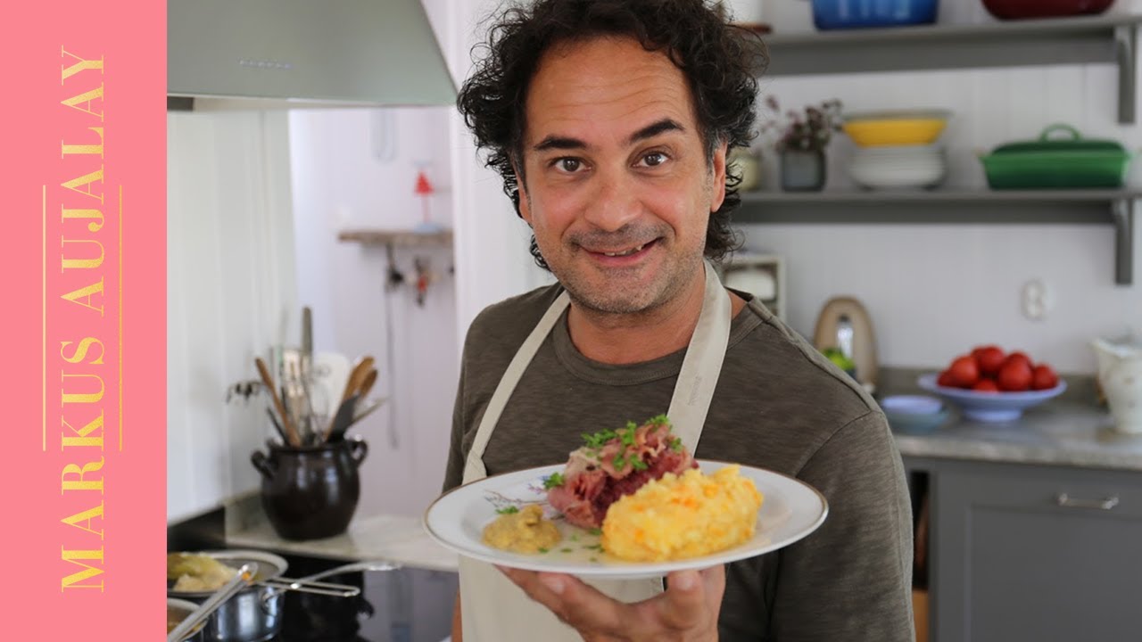 Fläsklägg med rotmos | Markus Aujalay
