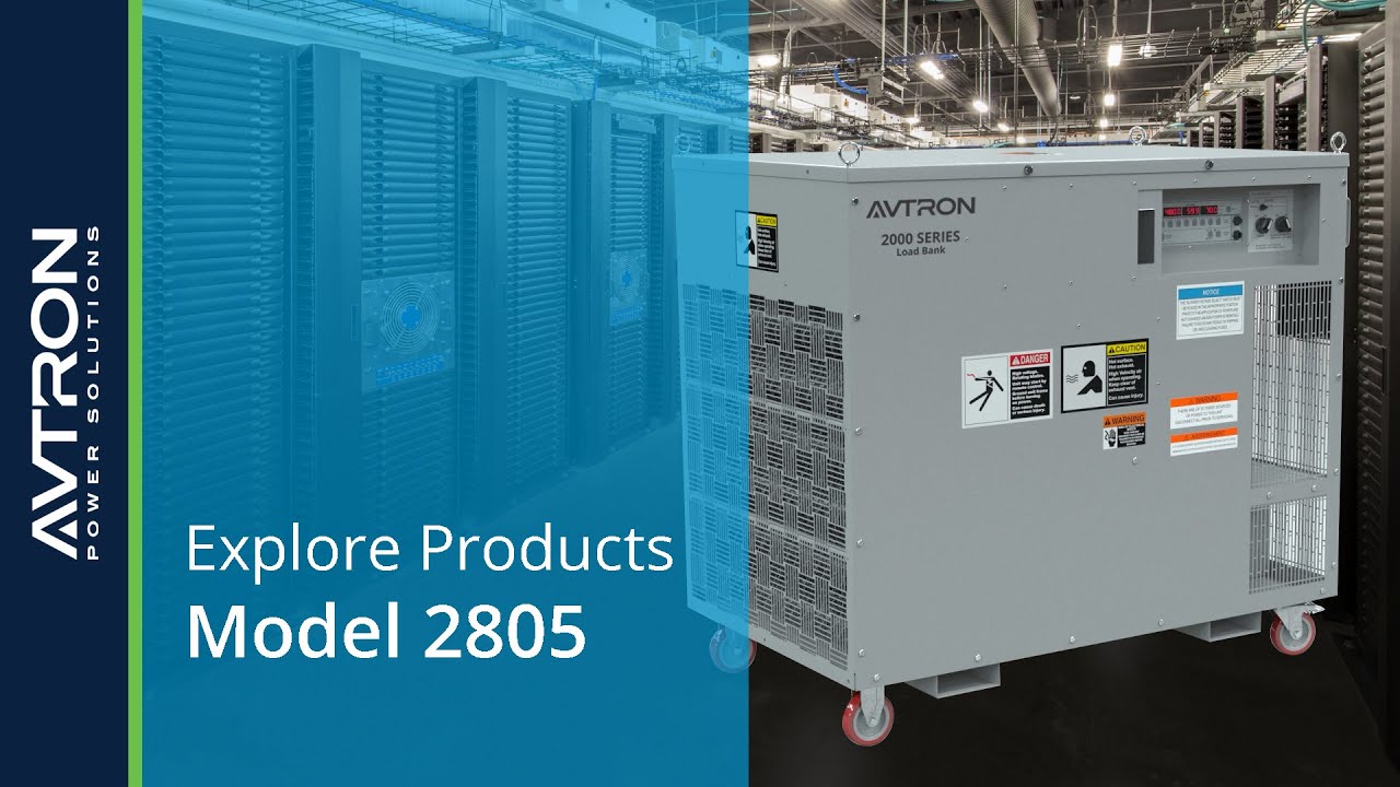 Explore Products: 2000 SERIES Portable Load Banks, Model 2805