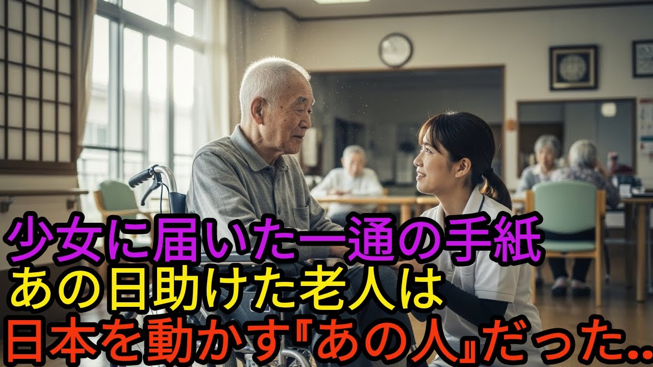 進学を諦めた少女に届いた一通の手紙。あの日助けた老人は、日本を動かす『あの人』だった。❘シニア物語｜優しさ｜人生物語｜感動する話