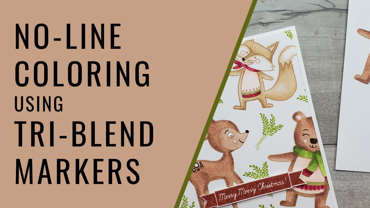 How To | No-Line Coloring with Tri-Blend Markers | Process Video