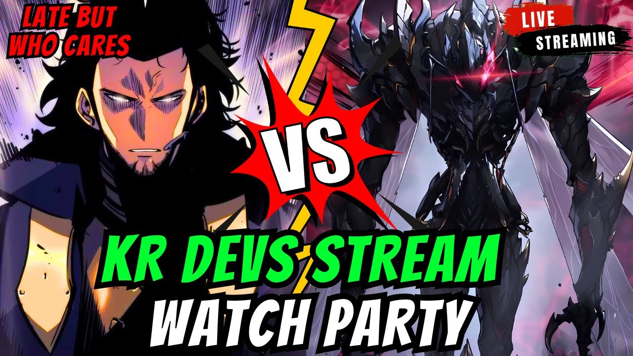 LATE Korean Devs SOLO LEVELING ARISE STREAM watch party