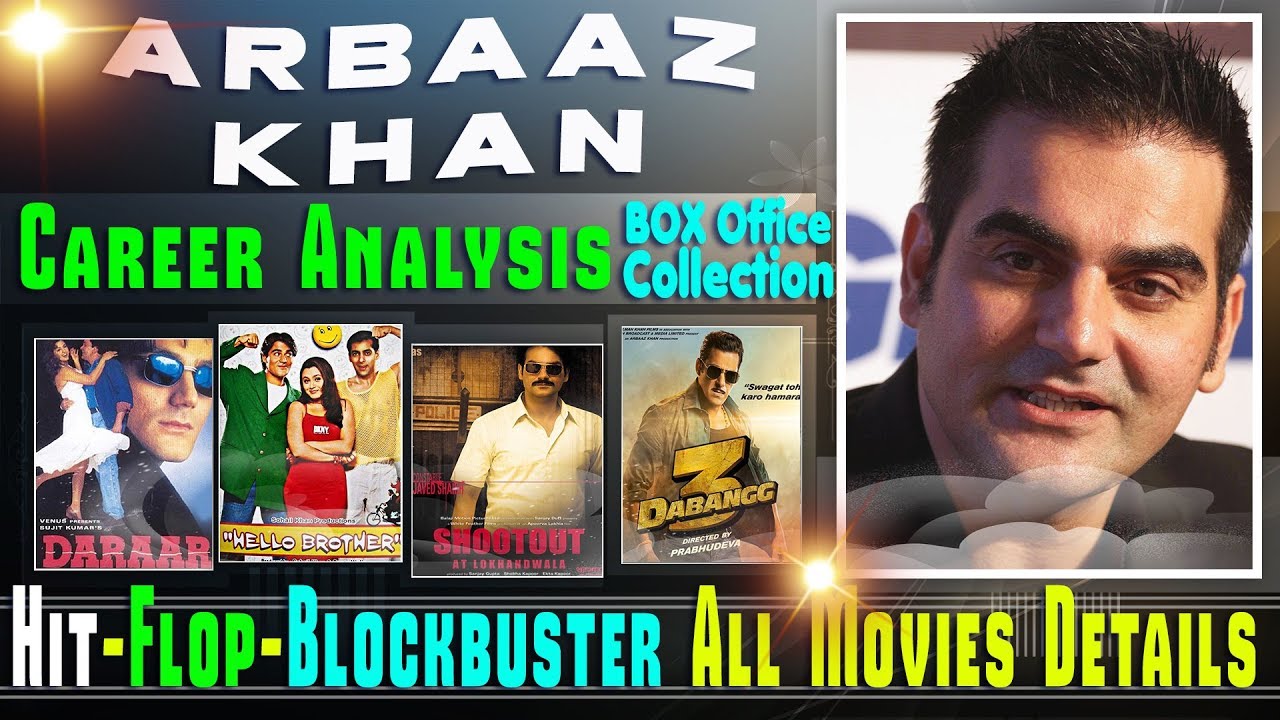 Arbaaz Khan Box Office Collection Analysis Hit and Flop Blockbuster All Movies List.