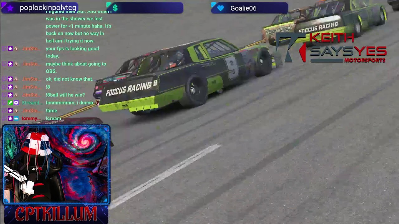 iRacing 5k oval irating 87s  Sunday DEGA