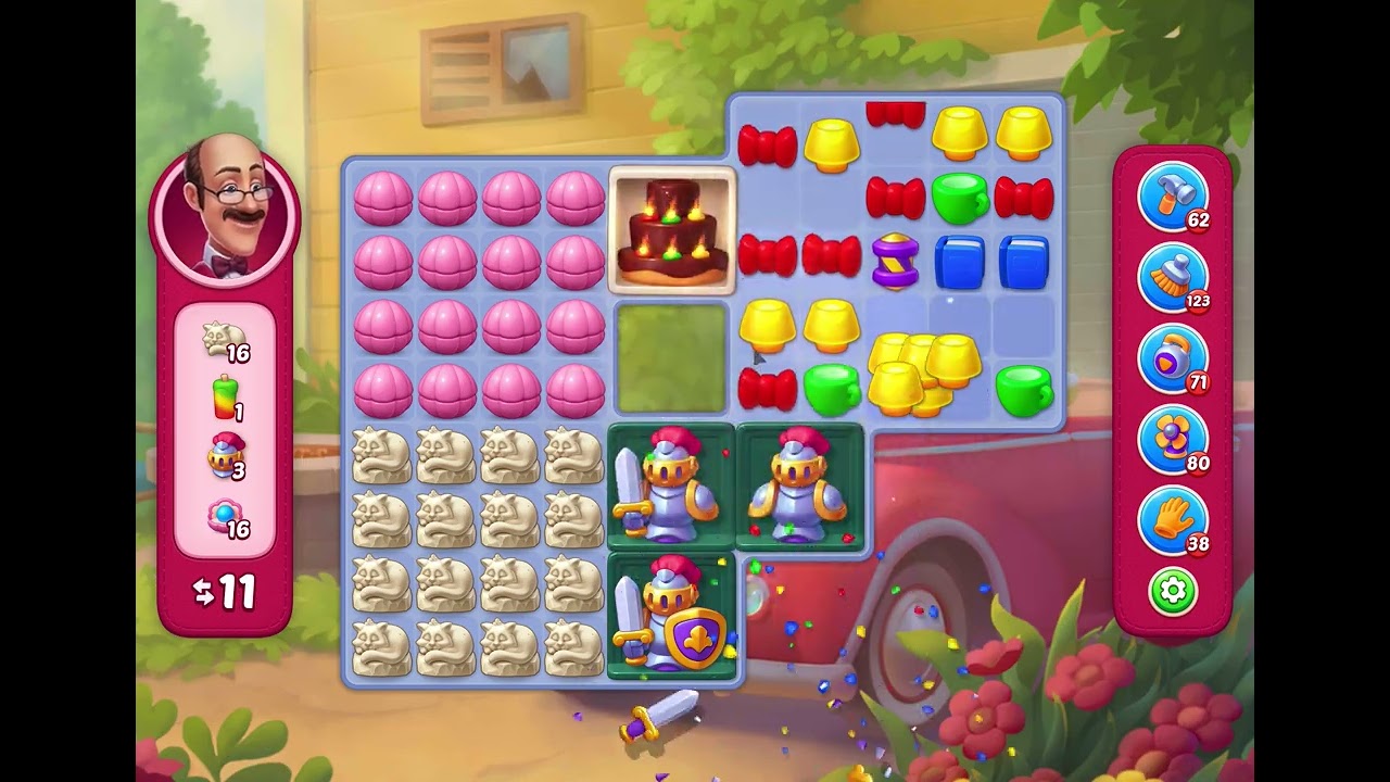 HomeScapes Level 19644 no boosters 