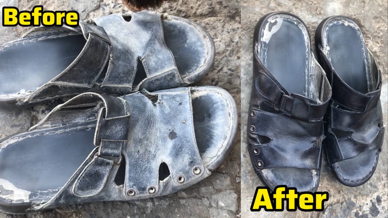 Old Shoes Restored Like New 🔥 | Shoe Polish ASMR