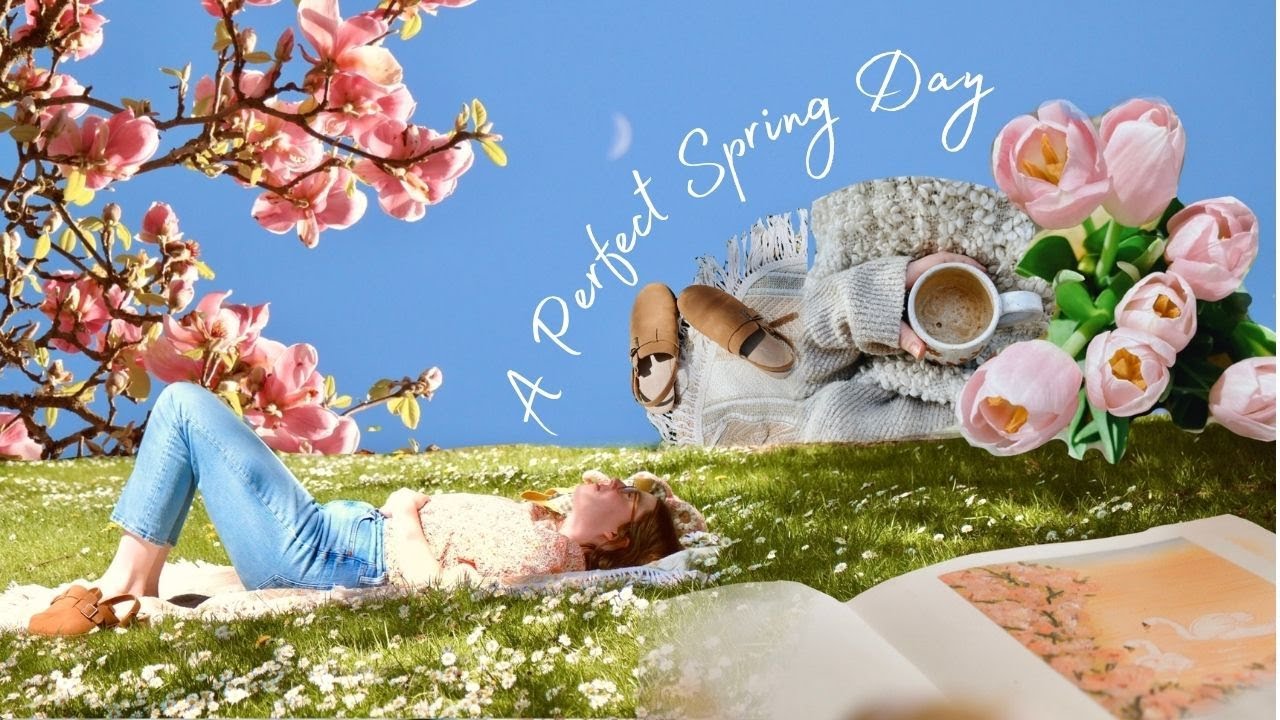 A Perfect Spring Day 🧺🌼 🦢 (picnics in the park, spring painting & beautiful nature)
