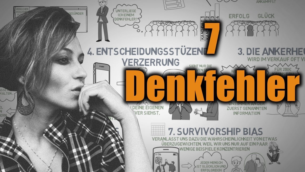 7 Denkfehler, die dein Leben t&auml;glich extrem beeinflussen & wie du sie erkennst |Kognitive Verzerrung