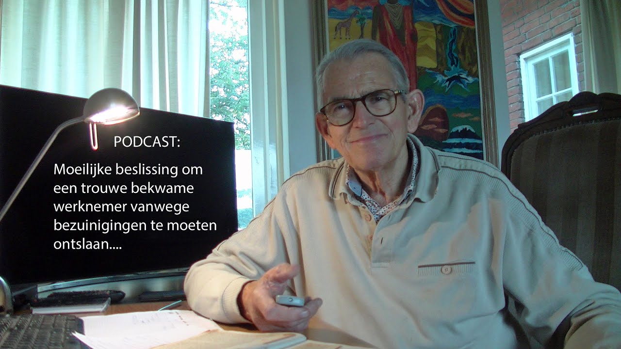 PODCAST Moeilijke beslissing om  bekwame  boerenknecht vanwege bezuinig te moeten ontslaan.