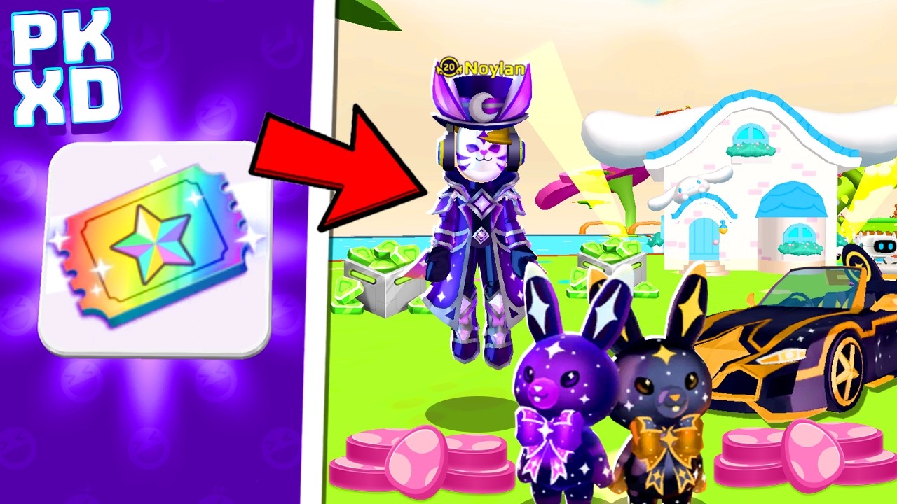 DESBLOQUEEI TODOS OS ITENS GRÁTIS NA NOVA ATUALIZAÇÃO DE PÁSCOA NO PK XD