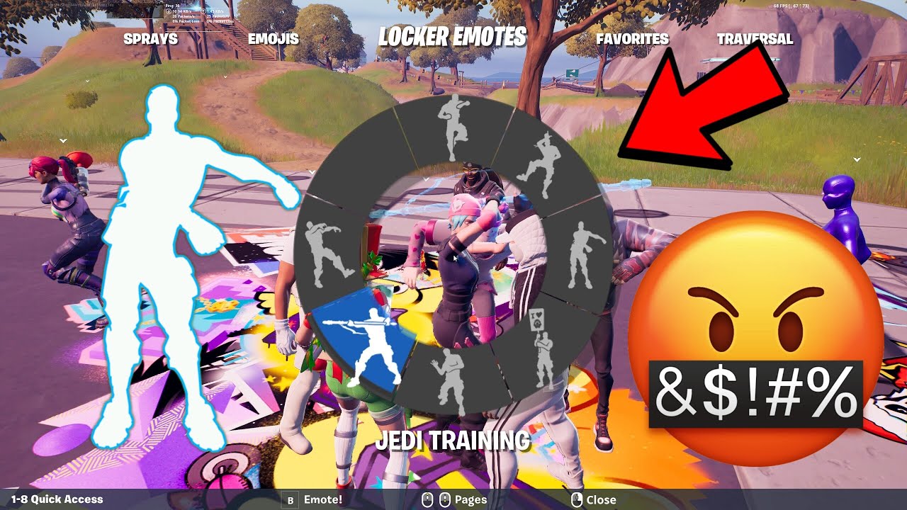 Acting Like A NOOB Then Flexing Every Rare Emote in Fortnite