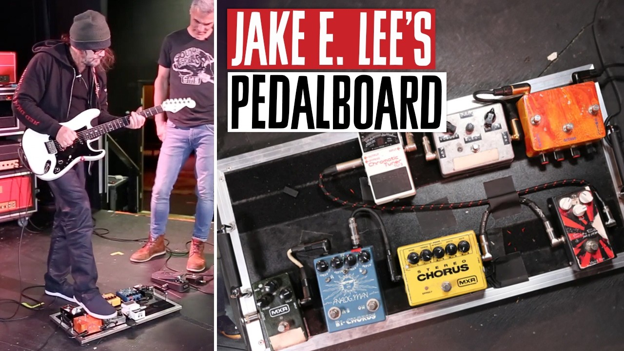 Jake E. Lee's Pedalboard