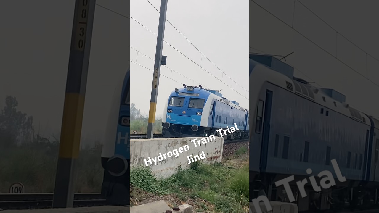 Hydrogen Train Trial Jind #original
