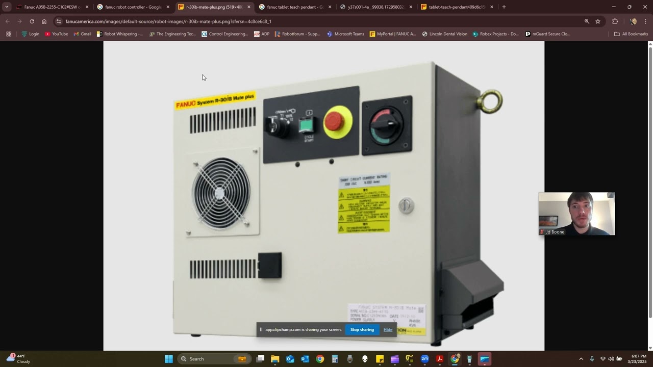 Taking a Robot Backup/Restoring From Robot Backup Fanuc