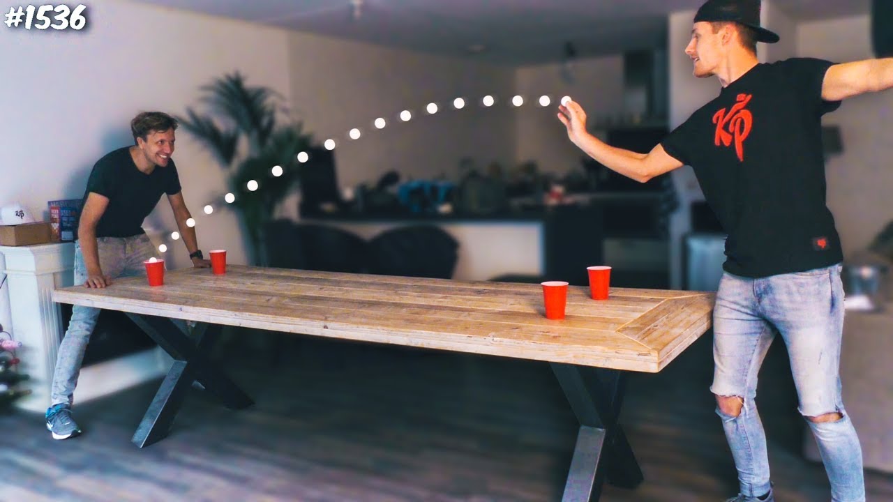 BEERPONG CHALLENGE! - ENZOKNOL VLOG #1536