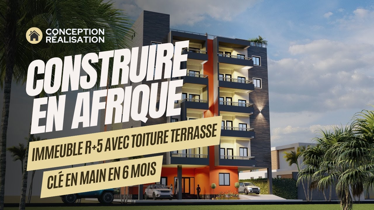 CONSTRUIRE AU CAMEROUN - Projet de construction R+6 à Douala au Cameroun (MOIS 2)