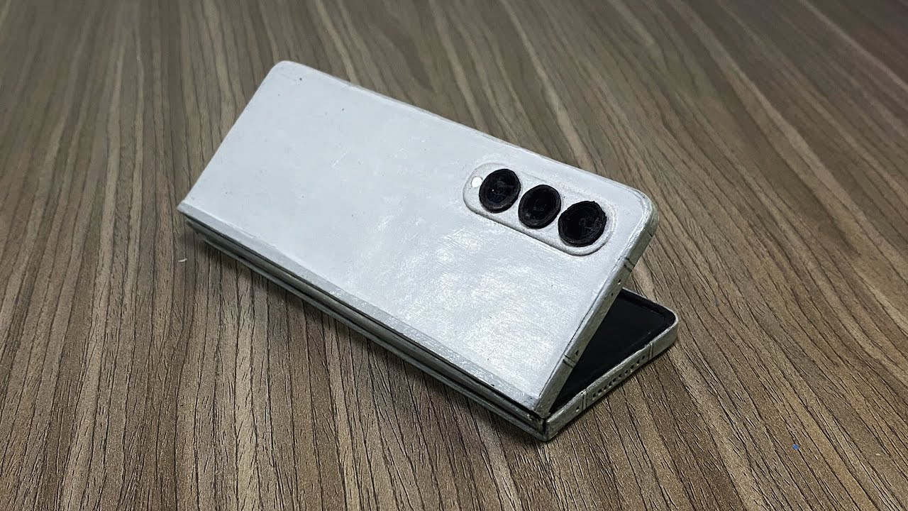 Cómo hacer el Samsung Galaxy Z Fold3 de cartón | Mobile Creationss