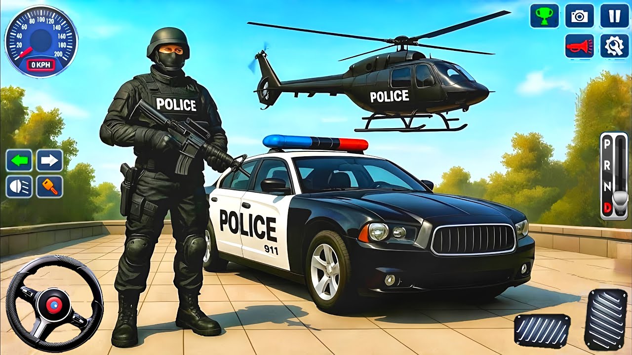 Police Car Chase Simulator 3D 🚓 - Police Simulator Patrol Officers - Car Game Android Gameplay #game