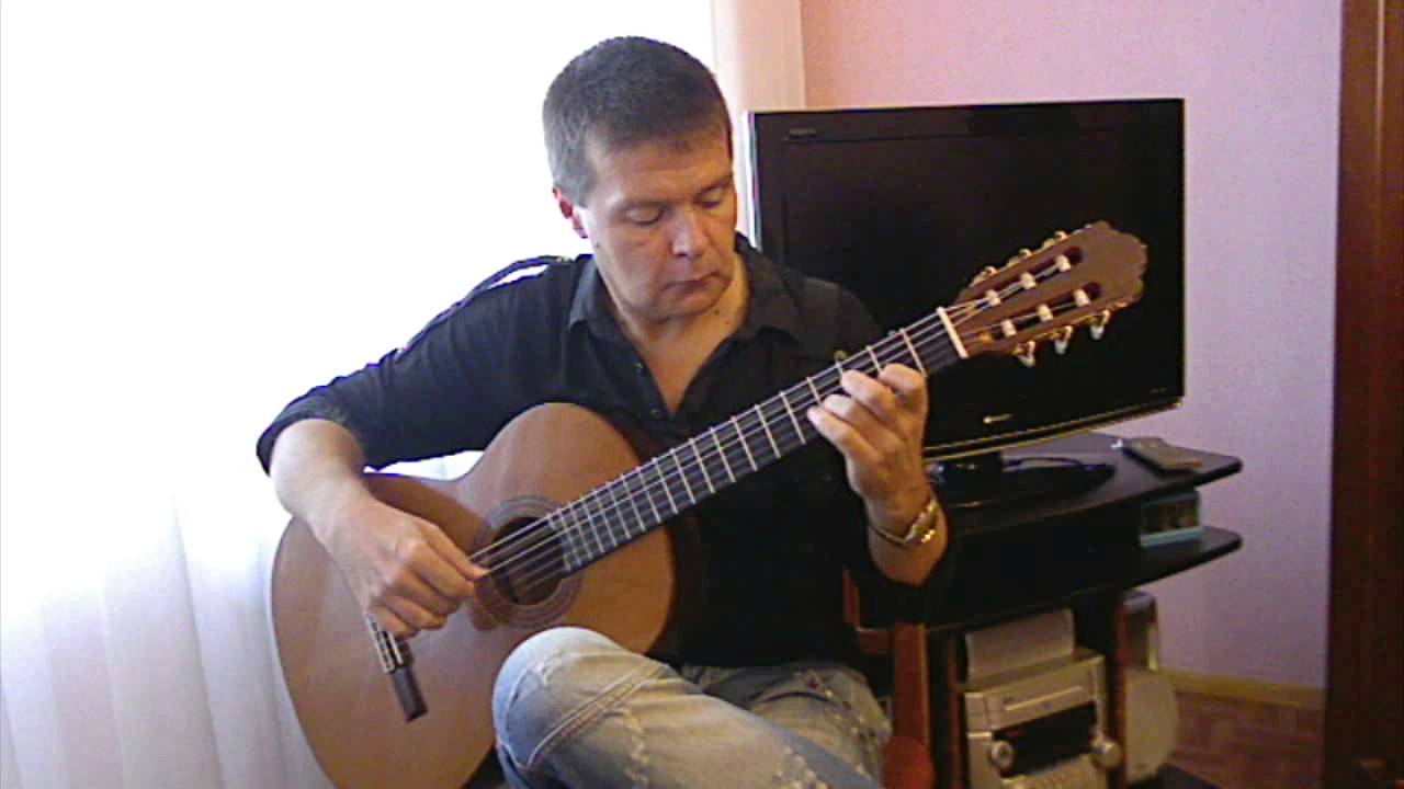 Aşık Veysel : Kara Toprak (Черная земля). Classical guitar V. Sharii.
