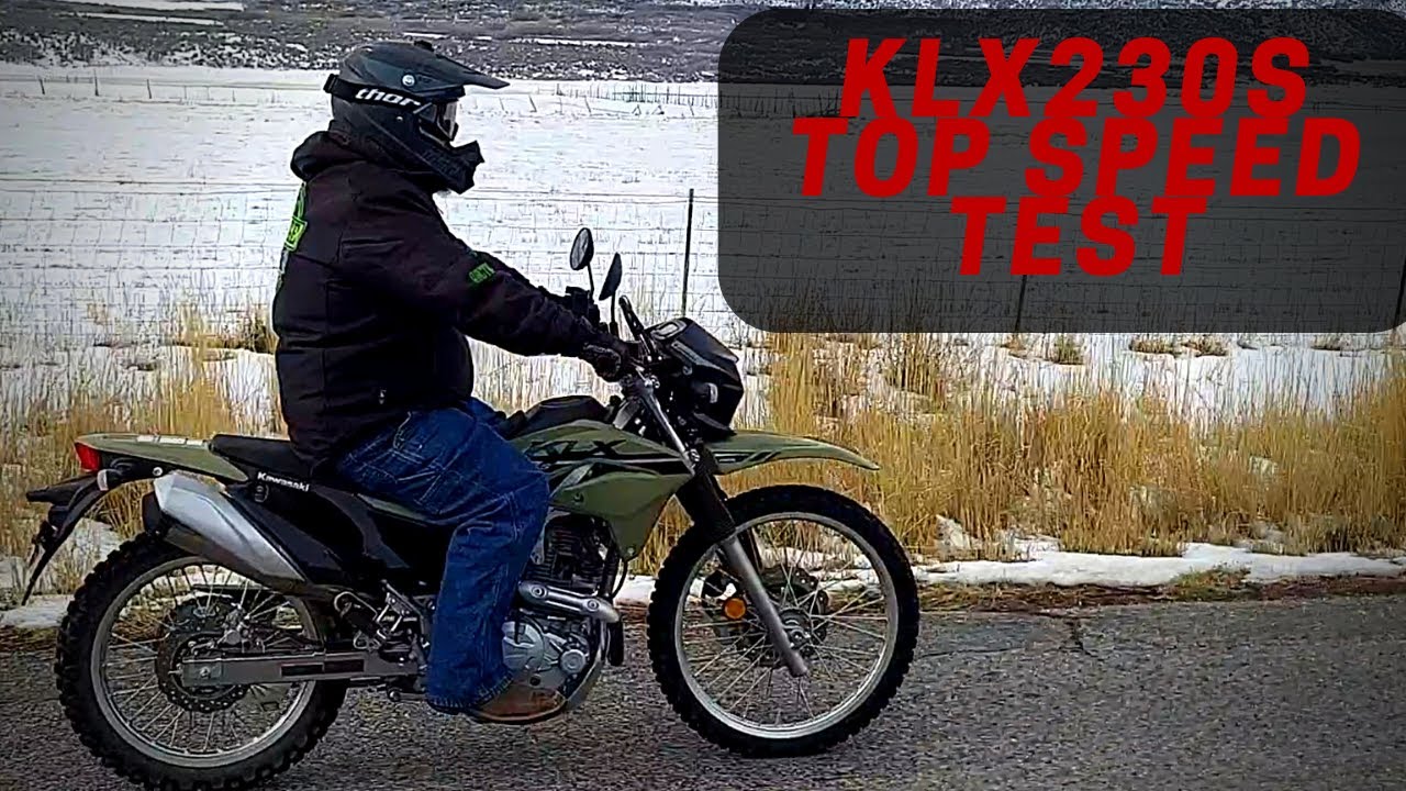 2022 KLX230S ABS Top Speed Test #klx230s